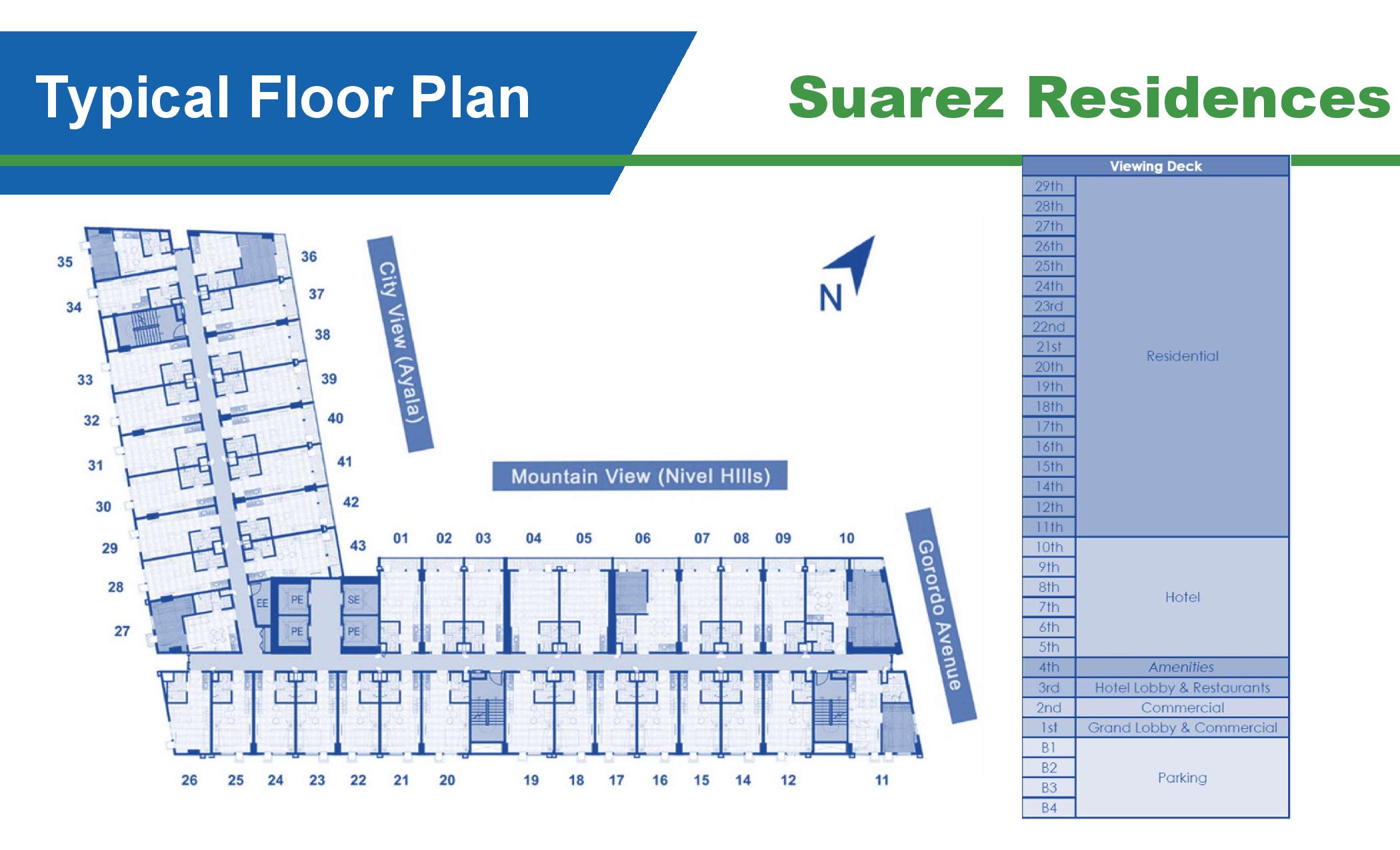 Suarez Residences Cebu Typical Floor Plan