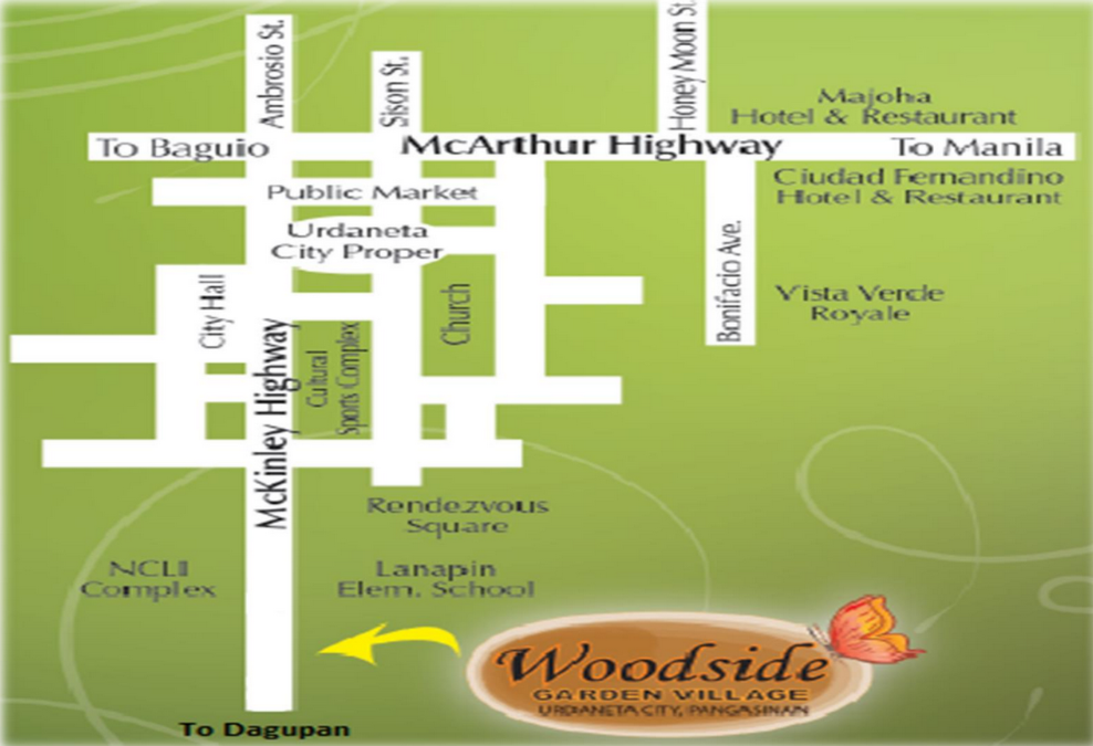 Woodside Garden Village Vicinity Map