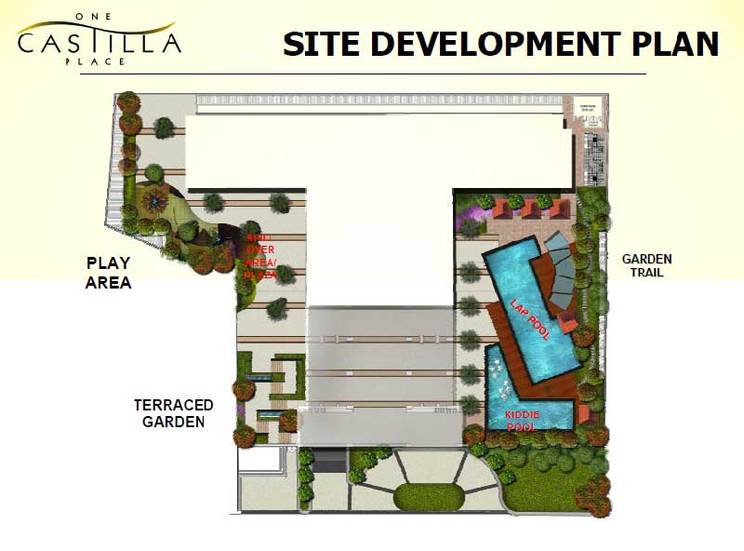 One Castilla Place Site Development Plan