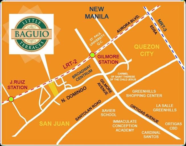 Little Baguio Terraces Vicinity Map