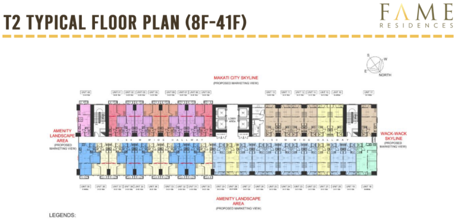 Fame Residences - T2 Floor Plan