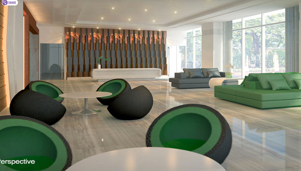Green Residences - Lobby, Artist's Perspective