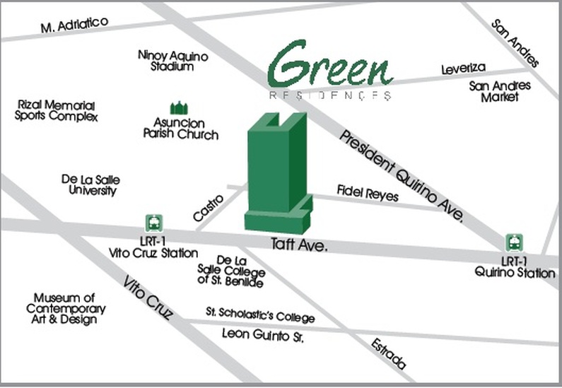 Green Residences Location