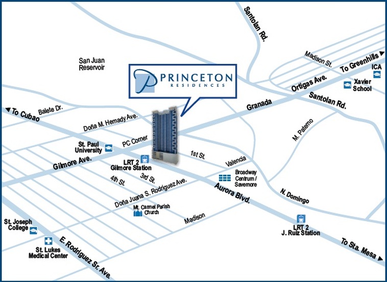 Princeton Residences Location
