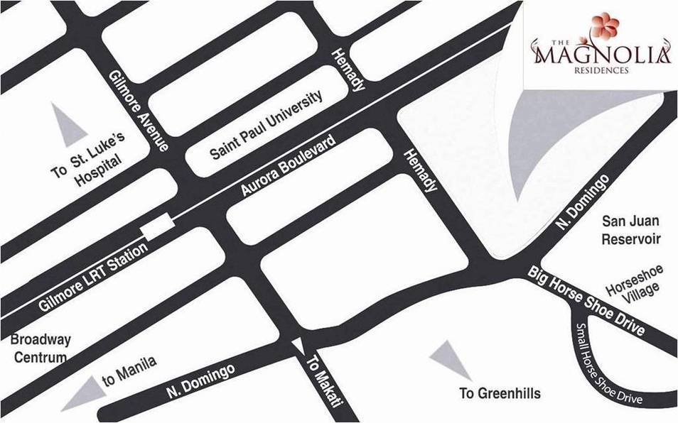 The Magnolia Residences Vicinity Map