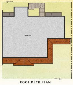 Claremont Walnut Roof Deck Floor Plan