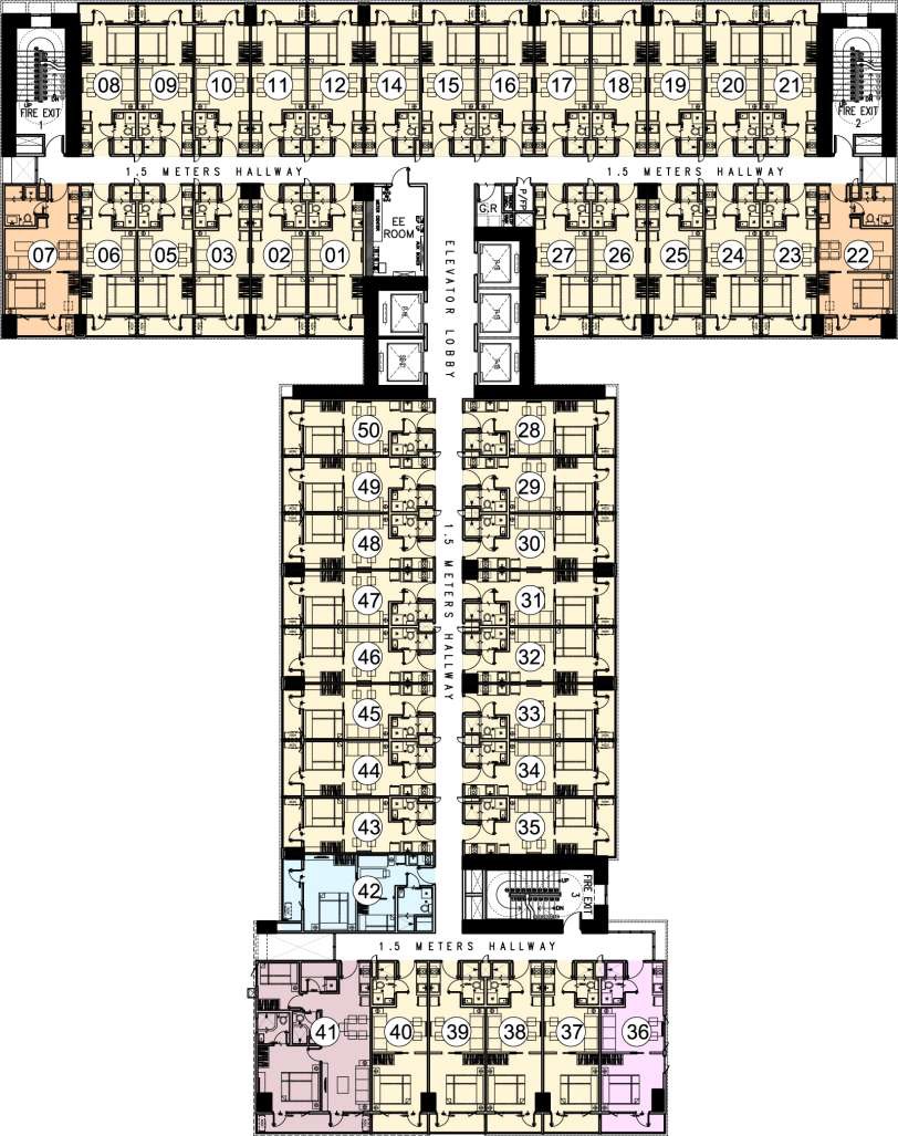 Red Residences Typical Floor Plan
