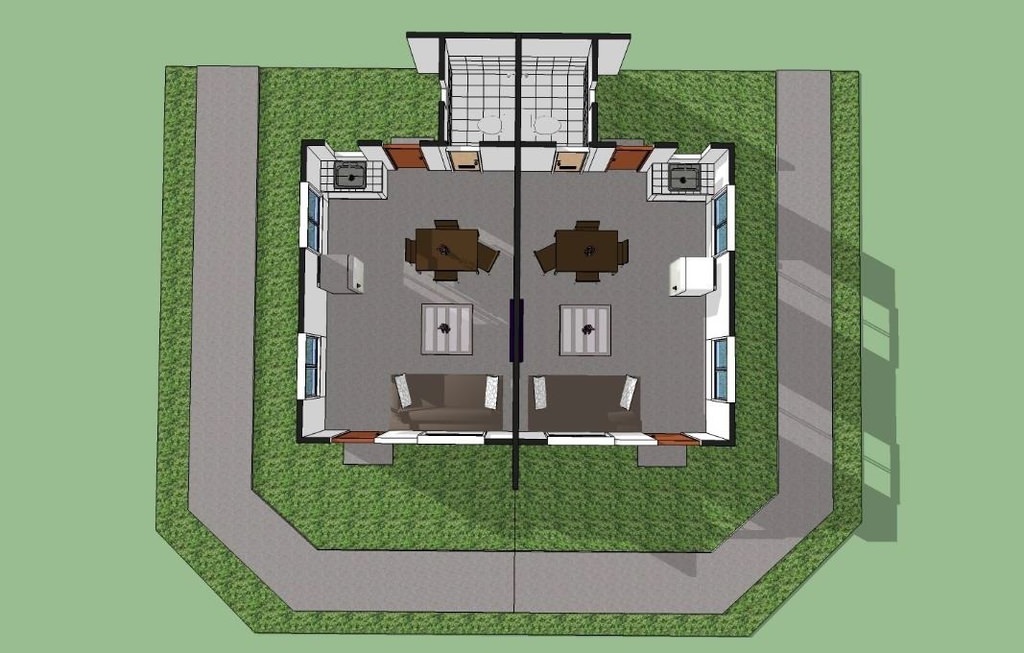 Stonewell Sto. Tomas Batangas Duplex Floor Plan
