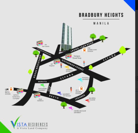 Bradbury Heights Vicinity Map
