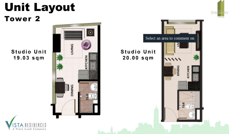 The Symphony Towers Unit Layout