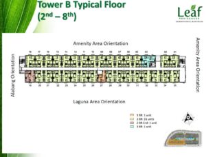 Leaf Residences - Tower B Typical Floor Plan
