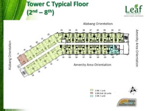 Leaf Residences - Tower C Typical Floor Plan