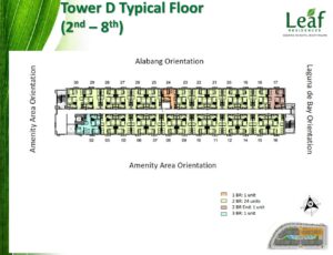 Leaf Residences - Tower D Typical Floor Plan
