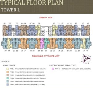 Spring Residences - Tower 1 Typical Floor Plan