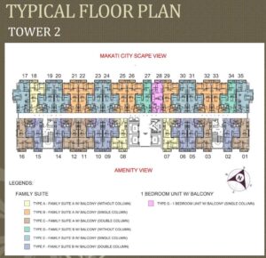 Spring Residences - Tower 2 Typical Floor Plan