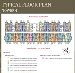 Spring Residences - Tower 4 Typical Floor Plan