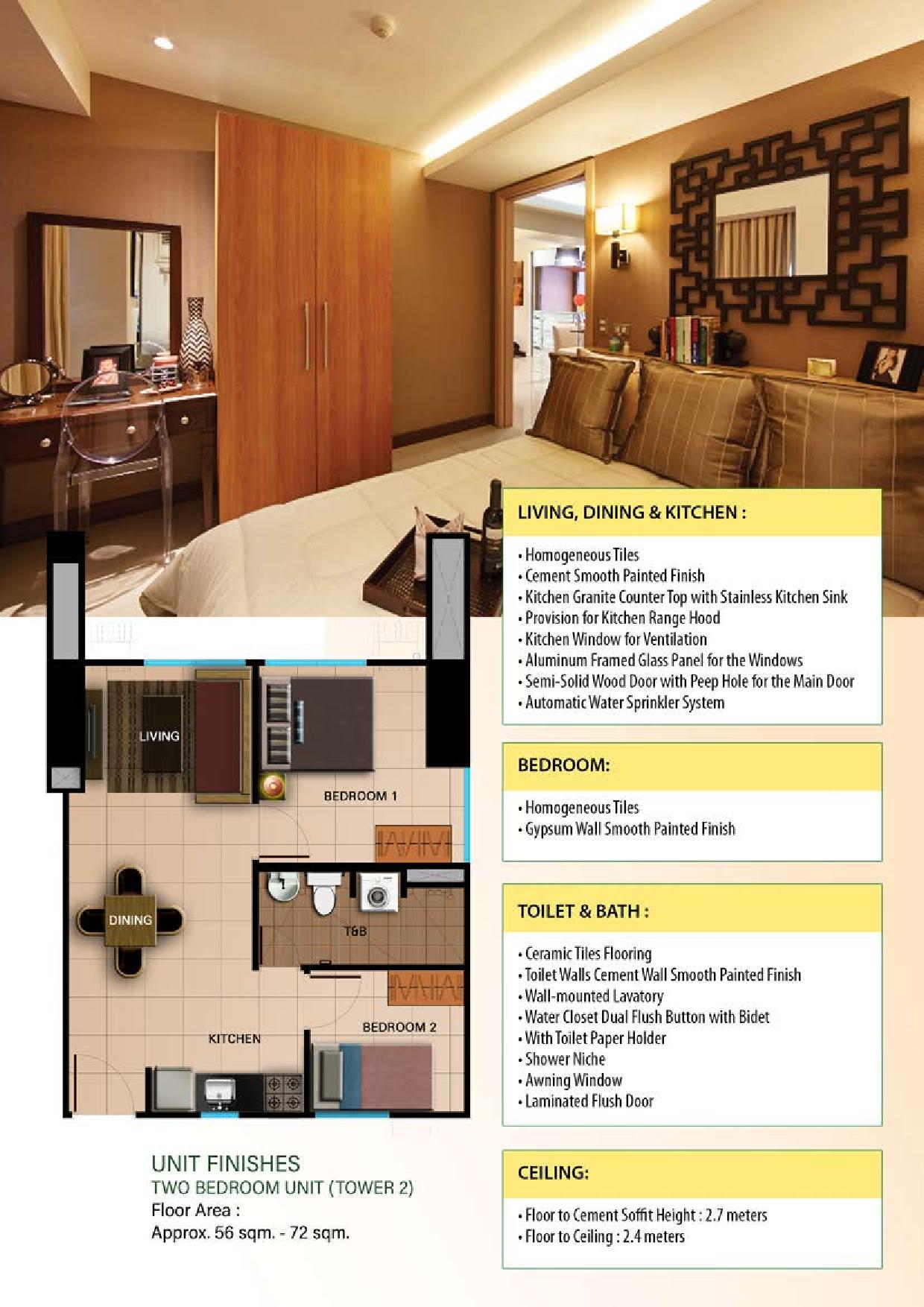 The Silk Residences - 2BR Unit Layout