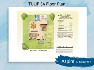 The Tropics 4 - Tulip Single Attached Floor Plan
