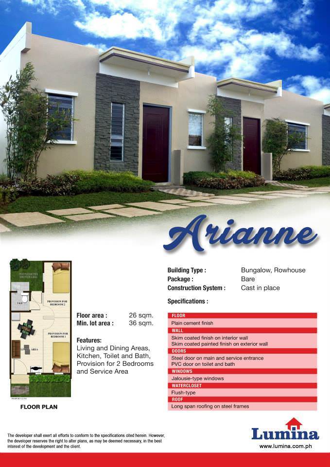 Lumina Plaridel Arianne House Model