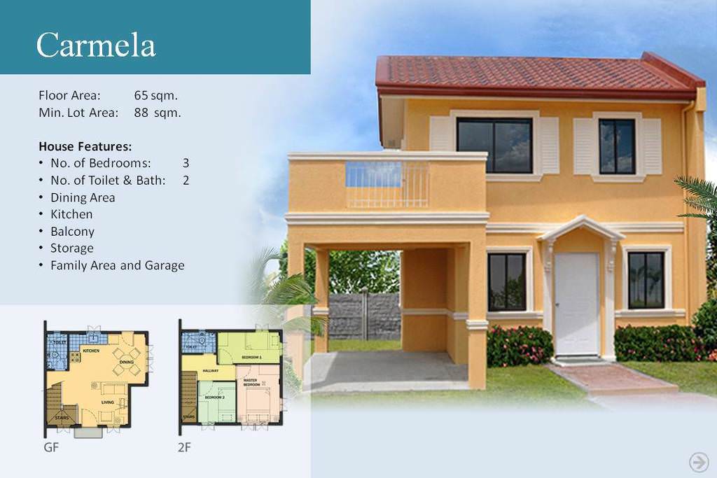 Camella Vita Tierra Nevada Carmela House Model