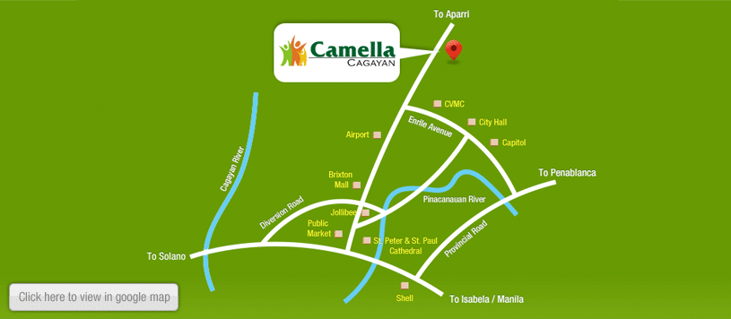 Camella Cagayan Vicinity Map