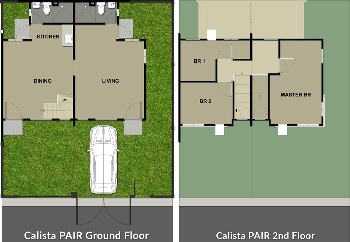 PHirst Park Homes Tanza Calista Pair Floor Plan