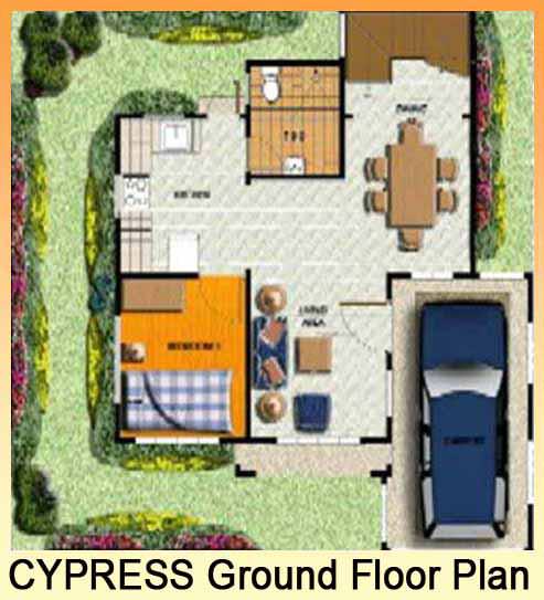 Springfield View Cypress Spanish Mediterranean Ground Floor Plan