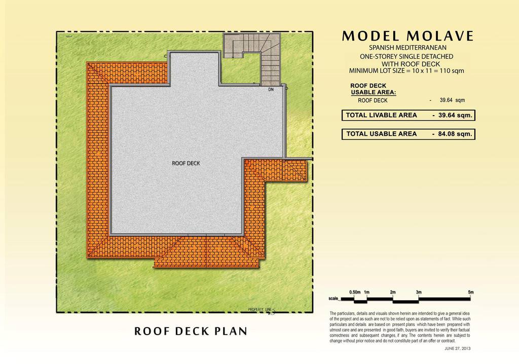 Springfield View Molave Spanish Mediterranean Roof Deck Floor Plan